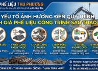 Quy trình định giá phế liệu công trình sau tháo dỡ chi tiết 2026