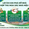 Lợi ích khi phá dỡ nhà kết hợp thu mua xác nhà hiệu quả