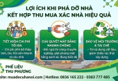 Lợi ích khi phá dỡ nhà kết hợp thu mua xác nhà hiệu quả