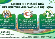 Lợi ích khi phá dỡ nhà kết hợp thu mua xác nhà hiệu quả